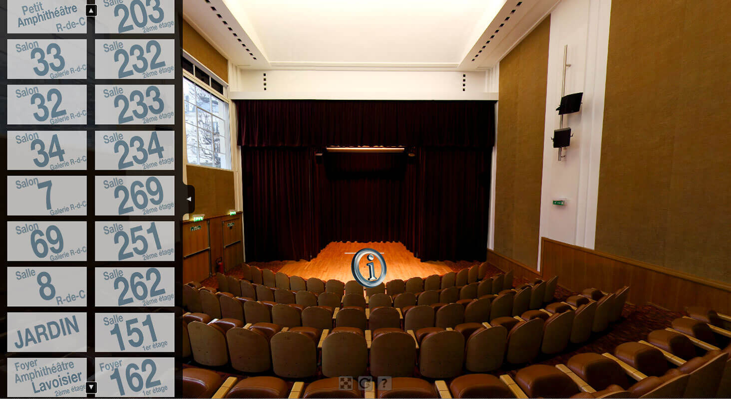 Visite virtuelle du Centre des Congrès